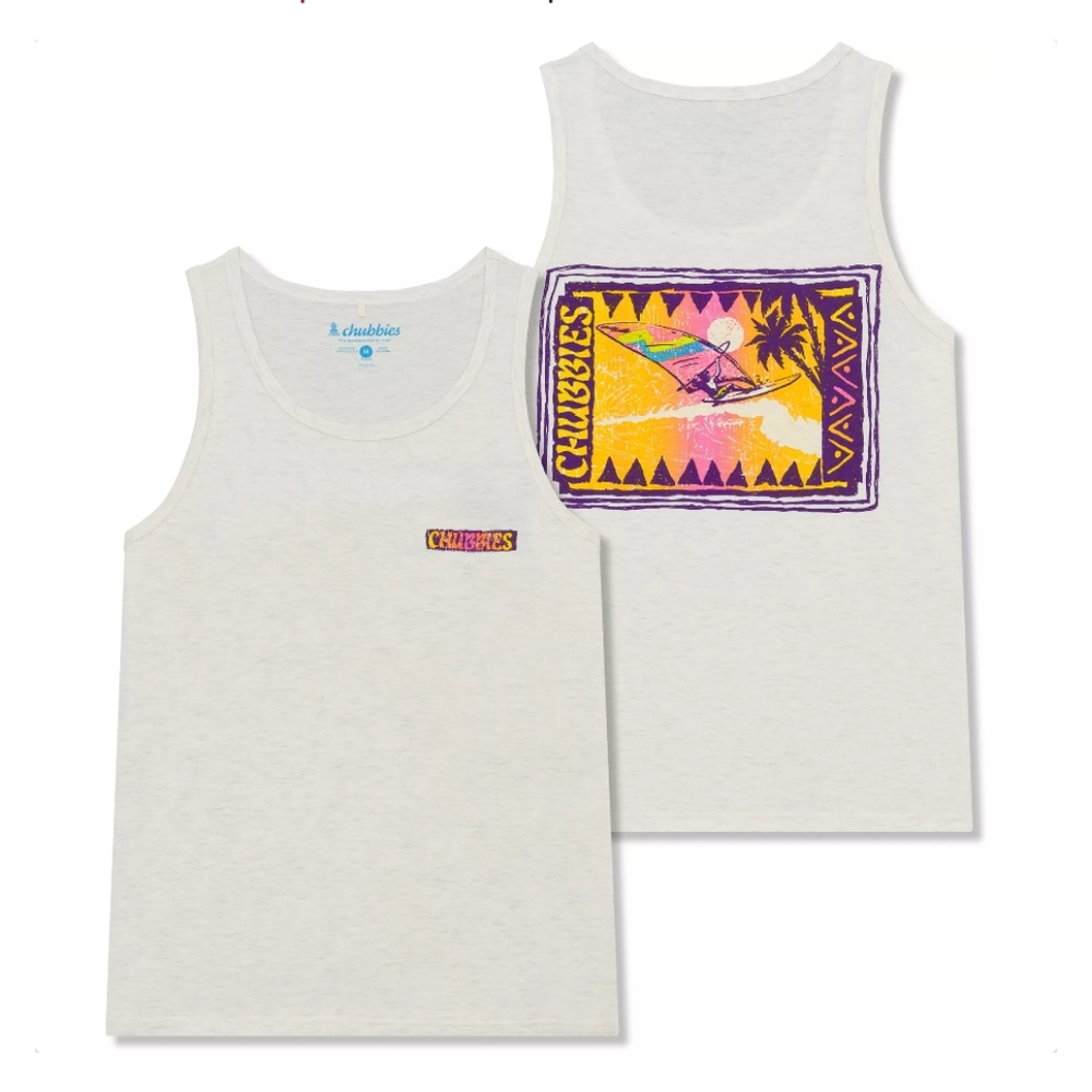 chubbies The Wind Slammer Graphic Tank